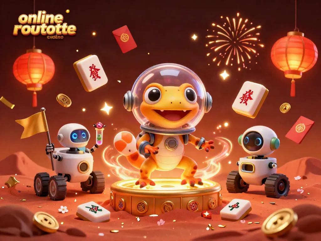 Experience thrilling gameplay at the online roulette casino with a vibrant Martian adventure